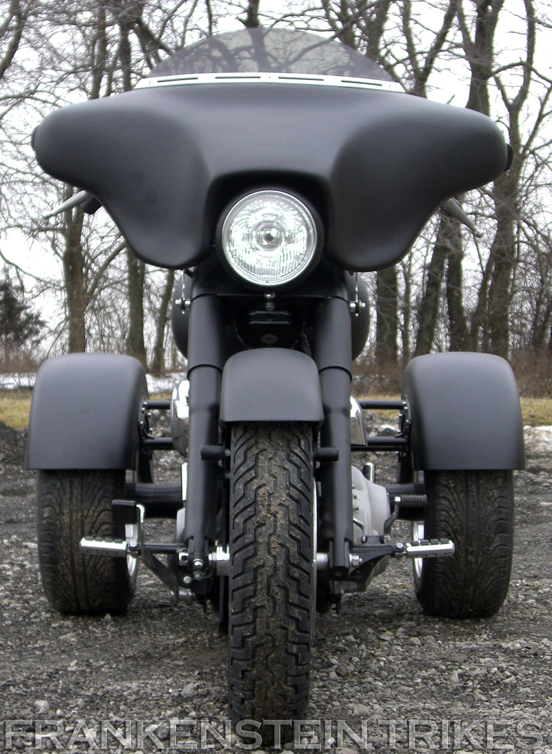 Frankenstein Trike kit on 2007 Softail with custom options